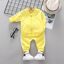 Load image into Gallery viewer, Baby Boys Costume Letter Tracksuit Tops Pants 2PCS Children Boy spring Outfits In Modern Sport Deisgn Made for Kids
