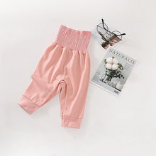 将图片加载到图库查看器，Modern New Newborn Pants For Four Seasons With High Waist Pants Baby 100% Cotton Soft Girl Pants And Baby Boy Trousers Pants 0-24M For Kids
