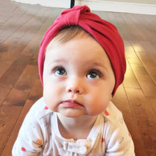 将图片加载到图库查看器，Modern popular Mother and Daughter Turban Headband Set Girls Headwear Mother and Baby Turban Headbands Set Lovely Knot Beanie Baby Hair Accessories
