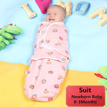 Load image into Gallery viewer, Baby Blanket Infant Cotton Breathable Envelop Swaddle Blankets For Newborn Baby Hooded Sleepsack
