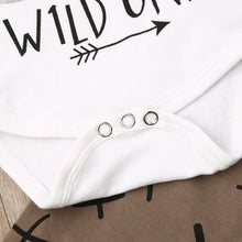Load image into Gallery viewer, Summer Newborn Baby Clothes Cartoon Print Short Sleeve Romper Tops Long Pants Outfits
