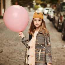 将图片加载到图库查看器，Modern Luxury New Trend  Baby Hat Girls and Boys Crown Knitted Cap Toddler Empty Top Hats Newborn Design Woolen Yarn Bonnet For Kids
