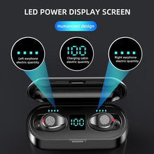 Load image into Gallery viewer, Wireless Headphones Bluetooth 5.0 Earphone TWS HIFI Mini In-ear Sports Running Headset Support iOS/Android Phones HD Call
