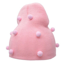将图片加载到图库查看器，Baby Winter Autumn Warm Knit Hat For Girls Boys Solid Color For Baby and Kids
