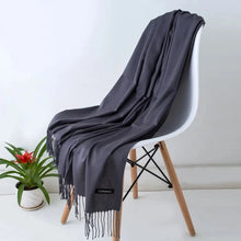 Load image into Gallery viewer, 2022 Tassel Women’s Scarf – Designer Shawl, Wrap &amp; Hijab Pashmina
