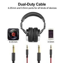 Load image into Gallery viewer, Proffesional Studio Luxury STEVVEX  Headphones Hifi Studio DJ Headphone Wired Monitor Music Gaming Headset Earphone For Phone Computer PC With Mic
