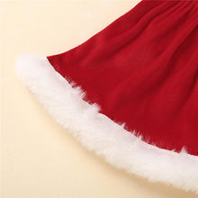 Load image into Gallery viewer, Baby Girls Christmas Romper  Ruffles Fly Sleeve Sequins Red Party Dress Unique Design Excellent Look
