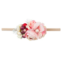 Load image into Gallery viewer, Handmade Luxury Pearl Baby Headbands Bundle Nylon Elastic  Newborn Hair Accessories for Girls Kids
