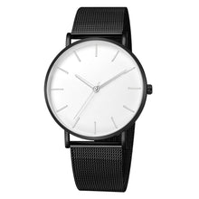 将图片加载到图库查看器，STEVVEX Women Watch Rose Gold  Style Women's Mesh Belt ultra-thin Fashion para Luxury Wrist Watches For Women and Girls
