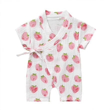 将图片加载到图库查看器，Summer Baby Girl/Boys Clothing Short-sleeved Rompers Jumpsuit Floral Print  Cute Soft Newborn Infant Baby Playwear For Girls and Boys Kids
