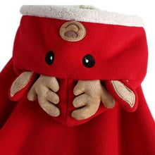 将图片加载到图库查看器，New Year Baby Girls Christmas Reindeer hooded Coat for Babies Boys and Girls In Modern New elegant Design Special Deisgn For Kids
