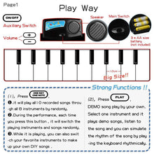 将图片加载到图库查看器，Electronic Musical Mat Carpets Keyboard Baby Piano Play Mat Toy Musical Instrument Music Toys Educational Toys Fro Kids
