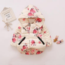 将图片加载到图库查看器，Designer Luxury Elegant New Winter Baby Outerwear Hooded Printed Cotton Padded Jacket and Coats For Babies and Girls Kids
