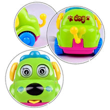 将图片加载到图库查看器，Baby Toys Cartoon Animal Dog Wind Up Toys Running Car Clockwork Educational Toys Infant Baby Mobile Rattle Toy For Kids
