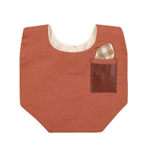 Load image into Gallery viewer, Floral Vintage Newborn Double Side Bibs Boys Girls Waterproof Linen Cotton Saliva Towel
