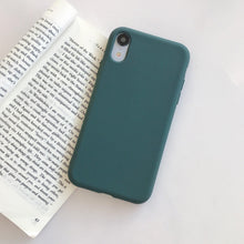 将图片加载到图库查看器，Ultra Thin Slim Fit Soft Grip Anti-Scratch Protective Cover Thicker Candy Phone Case for iPhone Soft Silicon Back Phone Cover for iPhone 12 13 Pro Max iphone Case

