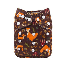 Load image into Gallery viewer, Baby One Size Fits All Reusable Baby Cloth Diaper with  Microfiber Insert Diaper For Baby Boys and Baby Girls In Modern New Printed Design
