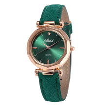 将图片加载到图库查看器，Women Watch Rhinestone Fashion Exquisite Women Leather Casual Watch Luxury Analog Quartz Crystal Wristwatch Bracelet Watch For Women and Girls
