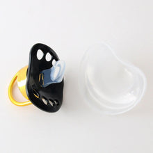 Load image into Gallery viewer, Modern Luxury Diamond Initials Letter Rhinestone Black Baby Pacifier/ Nipple For Baby Boys and Baby Girls Kids
