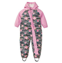 Load image into Gallery viewer, Ski suit For Children Soft Shell Outdoor Jacket Waterproof  Fleece Lining Jumpsuit For Boys and Girls In Modern Colorful Design
