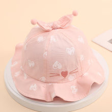 将图片加载到图库查看器，Baby Sun Hat Heart Print Baby Boy/Girl Hat Outdoor Kids Bucket Hat Children Hat Baby Beach Caps Beanie For Girls
