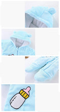 将图片加载到图库查看器，Modern Interesting Designer Winter Baby Costume Overalls For Baby Girls and for Newborn Clothes In Modern Style
