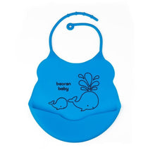 将图片加载到图库查看器，Silicone Baby Bibs waterproof Baby Saliva Towel Animal Adjustable Cloths Bandana Soft Feeding Cartoon Bib For Kids
