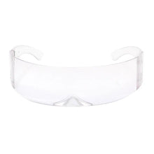Load image into Gallery viewer, Funny Futuristic Wrap Sunglasses Costume Sunglasses Mask Novelty Glasses Halloween Party Ring Decoration Glasses

