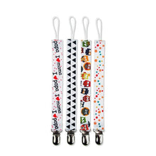 将图片加载到图库查看器，4PCS/SET Infant Pacifier Clips Holder Clip Nursing Teether Clip Nipple Holder Baby Pacifier Clip Soother Holder for Pacifier for Kids and Baby
