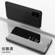 Load image into Gallery viewer, Smart Flip Phone Case For iPhone X XR XS 5 5S SE 7 8 6 6S Plus 11 12 13 Mini Pro Max 2020 Mirror Window Standing Holder Cover  Mirror Screen Smart Plating Case 360 Full Body Ultra Thin Intelligent Protective Case
