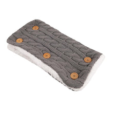 Load image into Gallery viewer, Handmade Wool Warm Baby Blanket Soft Baby Sleeping Bag Cotton Knitting Envelope Newborn Swadding Wrap Stroller blankets Gift for Shower

