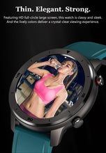 将图片加载到图库查看器，Modern Full Round Touch Display Smart Watch for Men In Business Luxury Style With IP68 Waterproof Protection and Heart Rate Blood Pressure Monitor 5 Days Standby Smartwatch
