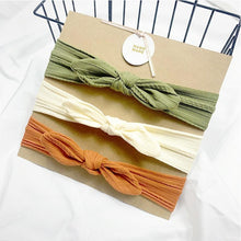 将图片加载到图库查看器，Baby Headbands For Newborn Hair Band Cute Baby Bow Flower Elastic Bow Headwear Kids Gifts Girl Hair Accessories
