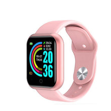 将图片加载到图库查看器，Bluetooth Smart Watches Men Waterproof Sport Fitness Tracker Smart Bracelet Blood Pressure Heart Rate Monitor Y68 Smartwatch For Men's and Boys
