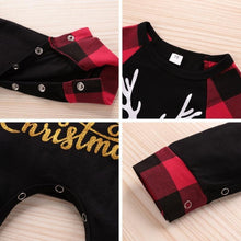 将图片加载到图库查看器，Baby Christmas Newborn Long Sleeve Rompers Jumpsuit for Boys Girls Infant Outfit With Holiday Design For Baby Boys And Girls

