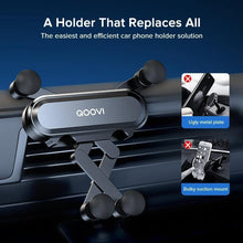 Load image into Gallery viewer, Black Gravity Phone Holder Stand For Car Air Vent Mount No Magnetic Mobile Cell Phone Holder Support GPS
