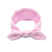 Load image into Gallery viewer, Baby Solid Bowknot Hairband Cute Soft Head Elastic Headband Princess Cute Headband Headwear Hair Accessories For Girls
