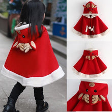 将图片加载到图库查看器，New Year Baby Girls Christmas Reindeer hooded Coat for Babies Boys and Girls In Modern New elegant Design Special Deisgn For Kids
