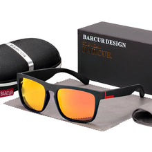 Load image into Gallery viewer, BARCUR Men's Polarized Driving Sunglasses – UV400 Protection Lightweight TR90 Frame Anti-Glare Lens Stylish Oculos de Sol Summer Sunglasses
