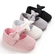 将图片加载到图库查看器，Baby Girls First Walkers Bow Knot Solid Soft Shoe Footwear For Baby Girl Breathable Shoes
