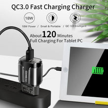 Load image into Gallery viewer, Quick Charge QC 3.0 USB Charger Universal Mobile Phone Charger Wall Fast Charging Adapter
