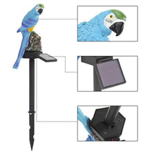 Load image into Gallery viewer, Decorative LED Garden Waterproof Yard Lamp In Shape Of Parrot Outdoor Resin Solar Lights For Pathway Doorway Lawn
