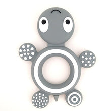 Load image into Gallery viewer, Baby Silicone Teethers Food  Cute Turtle Tiny  Teething Baby Shower Gifts Cartoon Animals Teether
