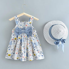 Load image into Gallery viewer, Luxury Handmade Elegant Modern Newborn Baby Girl Birthday &amp; Princess Baby Dress With Hat
