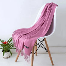 Load image into Gallery viewer, 2022 Tassel Women’s Scarf – Designer Shawl, Wrap &amp; Hijab Pashmina
