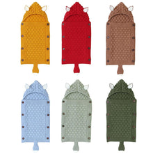 Load image into Gallery viewer, Stevvex Knitted Newborn Baby Blanket Baby Sleeping Bags Stroller Bedding Warm Swaddle Wrap
