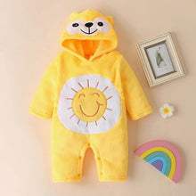 将图片加载到图库查看器，Luxury Modern Newborn Baby Boy/Girl Clothes Long Sleeve Hoddies Bear Zipper Baby Romper Clothes Autumn Winter Season For Kids and Baby
