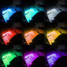 Load image into Gallery viewer, Lights LED Car Strip Lights with Two-Line Waterproof Design RGB LED Strip Light With USB Wireless Remote Music Control Multiple Modes For Auto Car
