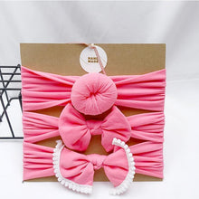 将图片加载到图库查看器，Baby Headbands For Newborn Hair Band Cute Baby Bow Flower Elastic Bow Headwear Kids Gifts Girl Hair Accessories
