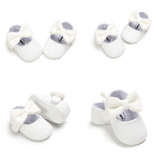 Load image into Gallery viewer, Baby Girl Princess Shoes Newborn Girls Bowknot Soft Bottom Casual Prewalkers For Baby Girl Shoes 0-18Months
